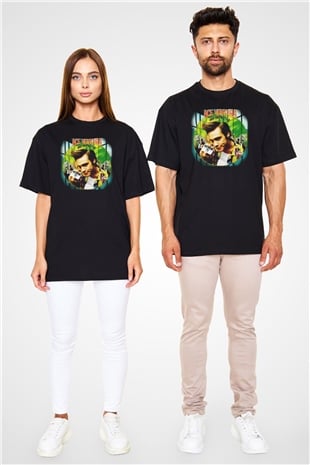 Ace Ventura Siyah Unisex Oversize Tişört