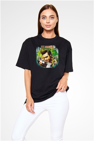 Ace Ventura Siyah Unisex Oversize Tişört
