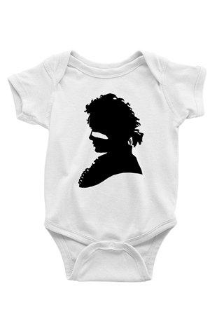 Adam Ant Baskılı Beyaz Unisex Bebek Body - Zıbın
