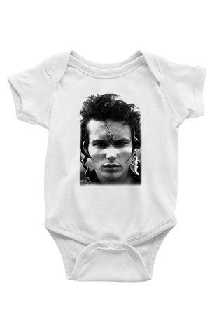 Adam Ant Baskılı Beyaz Unisex Bebek Body - Zıbın