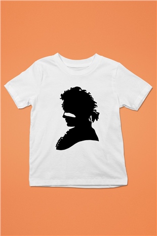 Adam Ant Baskılı Beyaz Unisex Çocuk Tişört