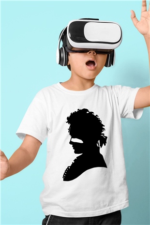 Adam Ant Baskılı Beyaz Unisex Çocuk Tişört