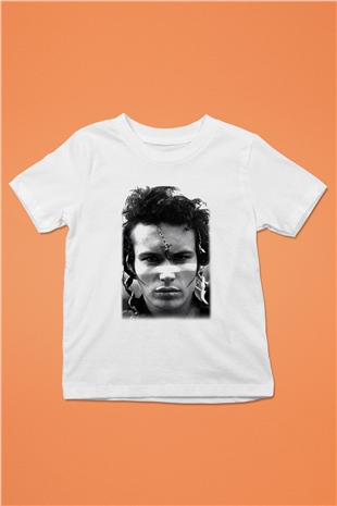 Adam Ant Baskılı Beyaz Unisex Çocuk Tişört