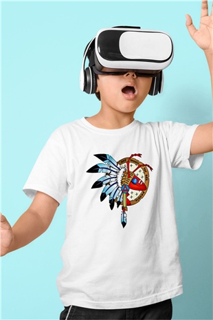 Adam Ant Baskılı Unisex Beyaz Çocuk Tişört