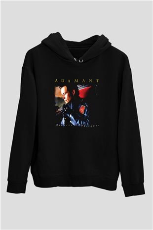 Adam Ant Baskılı Unisex Siyah Hoodie