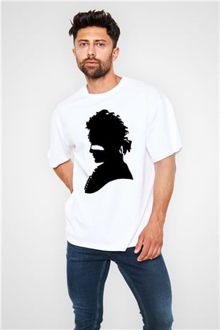 Adam Ant Beyaz Unisex Oversize Tişört T-Shirt