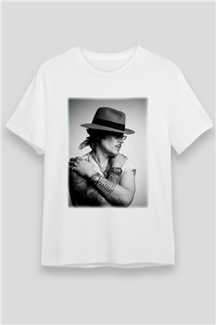 Adam Ant Beyaz Unisex Tişört T-Shirt - TişörtFabrikası