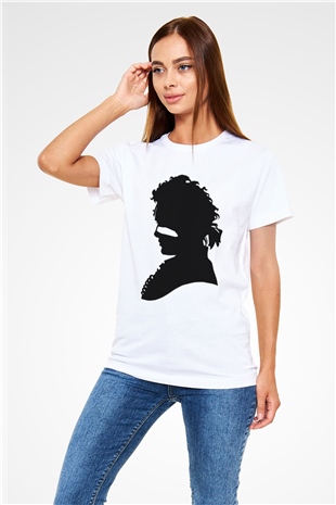 Adam Ant Beyaz Unisex Tişört T-Shirt - TişörtFabrikası