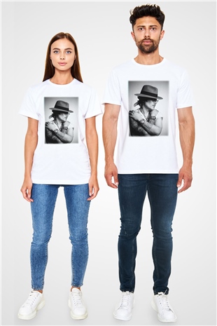 Adam Ant Beyaz Unisex Tişört T-Shirt - TişörtFabrikası