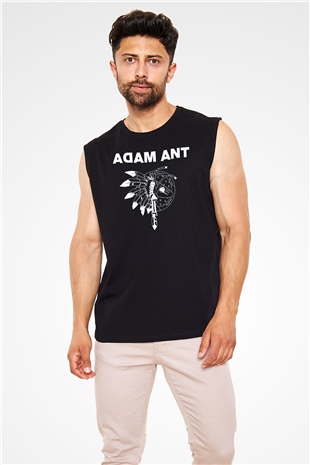 Adam Ant Siyah Unisex Kolsuz Tişört