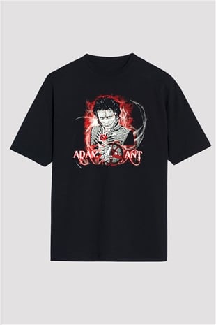 Adam Ant Siyah Unisex Oversize Tişört T-Shirt