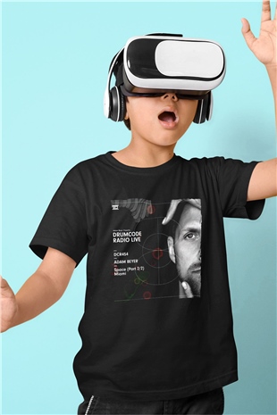Adam Beyer Siyah Unisex Çocuk Tişört