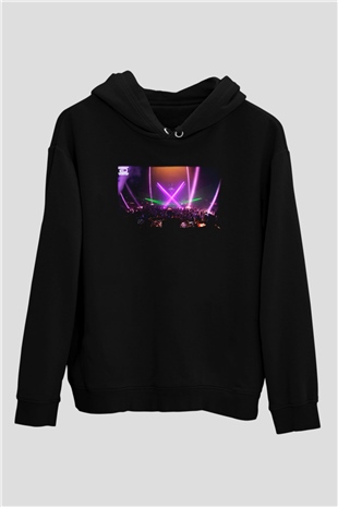 Adam Beyer Siyah Unisex Hoodie