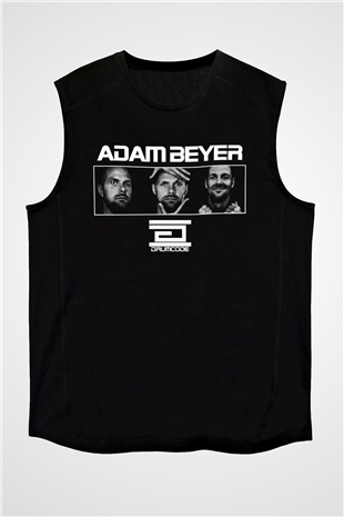 Adam Beyer Siyah Unisex Kolsuz Tişört