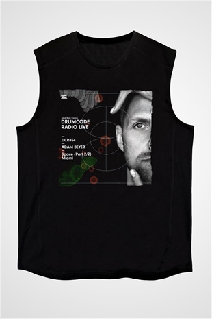 Adam Beyer Siyah Unisex Kolsuz Tişört