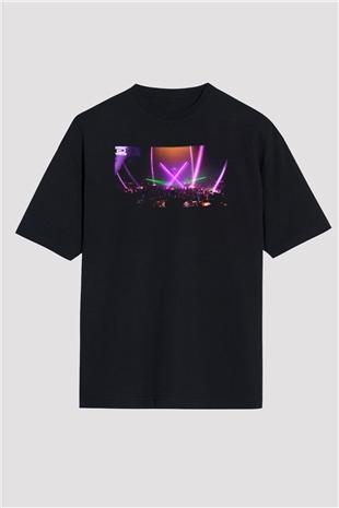 Adam Beyer Siyah Unisex Oversize Tişört T-Shirt