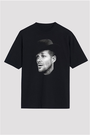 Adam Beyer Siyah Unisex Oversize Tişört T-Shirt