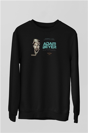 Adam Beyer Siyah Unisex Sweatshirt