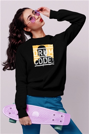 Adam Beyer Siyah Unisex Sweatshirt