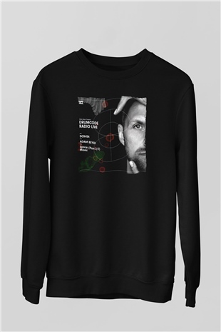Adam Beyer Siyah Unisex Sweatshirt