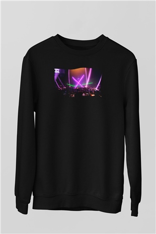 Adam Beyer Siyah Unisex Sweatshirt