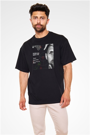 Adam Beyer Siyah Oversize Tişört Oversize T-shirt - TişörtFabrikası