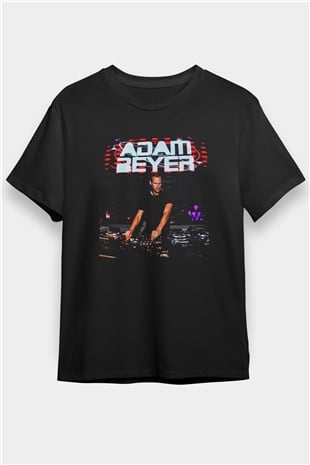 Adam Beyer Siyah Unisex Tişört T-Shirt - TişörtFabrikası