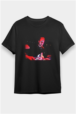 Adam Beyer Siyah Unisex Tişört T-Shirt - TişörtFabrikası