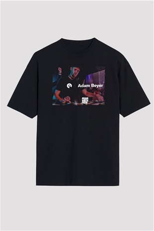 Adam Beyer Siyah Oversize Tişört Oversize T-shirt - TişörtFabrikası