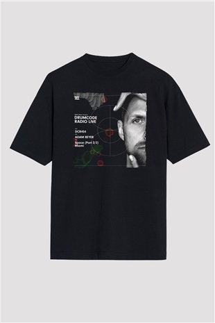 Adam Beyer Siyah Oversize Tişört Oversize T-shirt - TişörtFabrikası