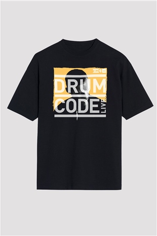 Adam Beyer Siyah Oversize Tişört Oversize T-shirt - TişörtFabrikası