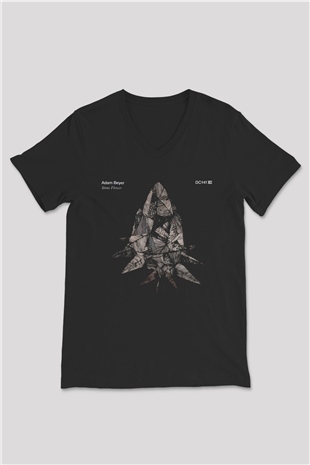 Adam Beyer Siyah Unisex V Yaka Tişört