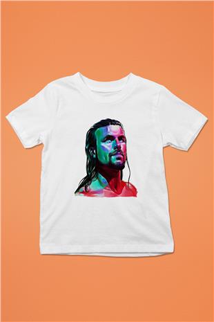 Adam Cole Baskılı Beyaz Unisex Beyaz Çocuk Tişört - Tshirt