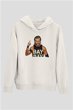 Adam Cole Baskılı Beyaz Unisex Hoodie