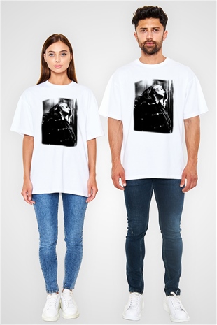 Adele Beyaz Unisex Oversize Tişört T-Shirt