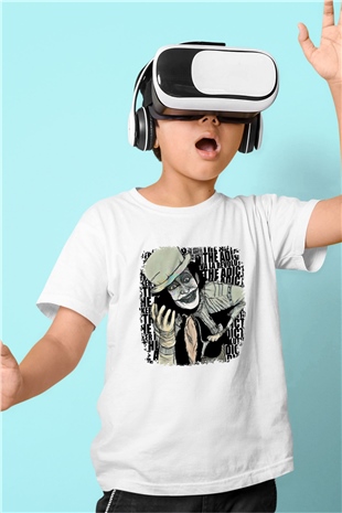 Adicts Baskılı Unisex Beyaz Çocuk Tişört