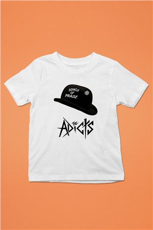 Adicts Baskılı Unisex Beyaz Çocuk Tişört