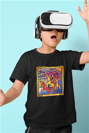 Adicts Baskılı Unisex Siyah Çocuk Tişört