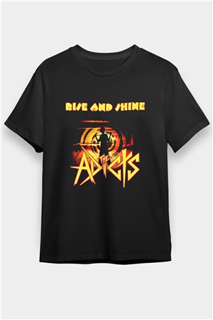 Adicts Baskılı Unisex Siyah Tişört