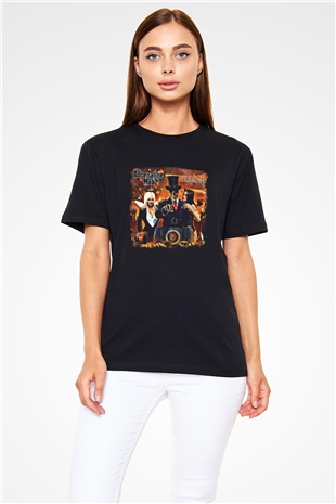 Adrenaline Mob Baskılı Unisex Siyah Tişört