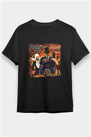 Adrenaline Mob Baskılı Unisex Siyah Tişört
