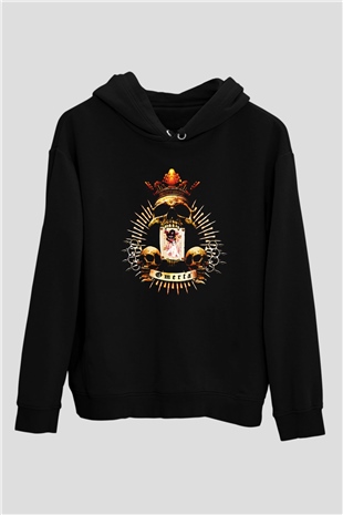 Adrenaline Mob Siyah Unisex Hoodie