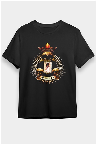Adrenaline Mob Siyah Unisex Tişört T-Shirt - TişörtFabrikası