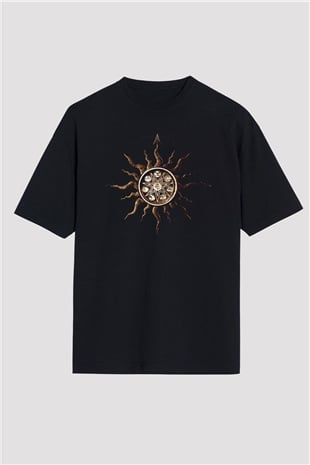 Aeon Siyah Oversize Tişört Oversize T-shirt - TişörtFabrikası
