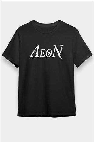 Aeon Siyah Unisex Tişört T-Shirt - TişörtFabrikası