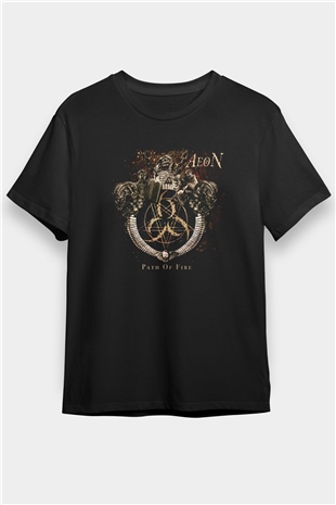 Aeon Siyah Unisex Tişört T-Shirt - TişörtFabrikası