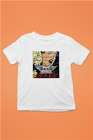 Aerosmith Baskılı Unisex Beyaz Çocuk Tişört