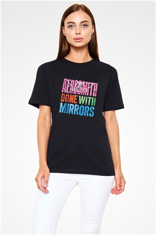 Aerosmith Baskılı Unisex Siyah Tişört