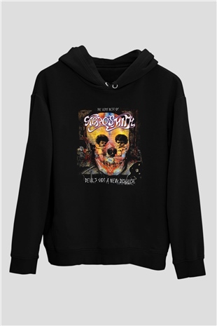 Aerosmith Siyah Unisex Hoodie