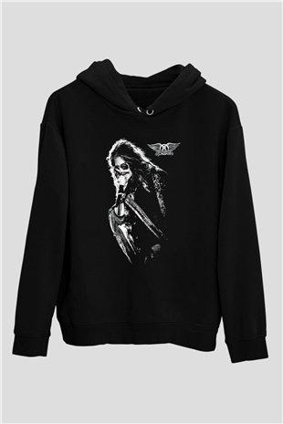 Aerosmith Siyah Unisex Hoodie